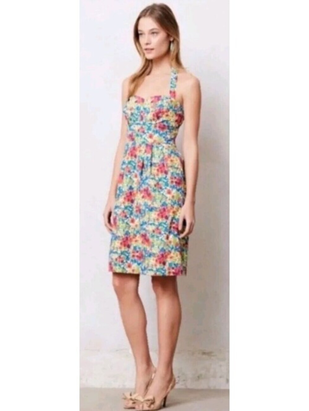 Anthropologie Size 4 Girls From Savoy Garden Party Dress Strapless